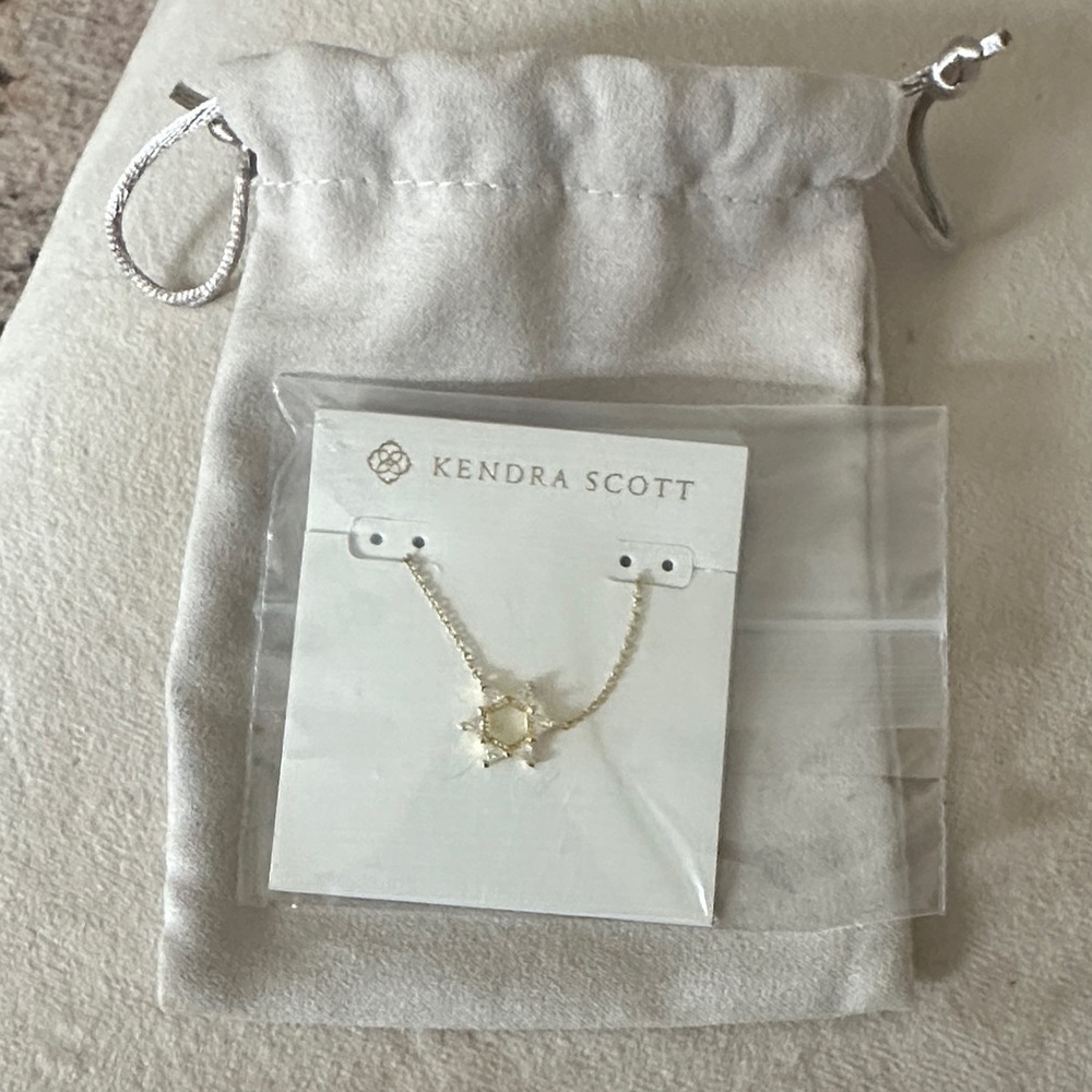 Kendra Scott Star of David Crystal Pendant Necklace